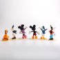 6pcs/set Disney Mickey Mouse Donald Duck Minnie Goofy Pluto Daisy Figure Collection Model Toys