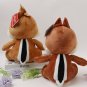 22cm Kawaii Chip & Dale Set Disney Plush Toys Simba The King Lion Anime Movie Chipmunk Doll