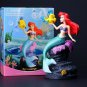 Disney Anime 19cm Little Mermaid Ariel Action Figure Toys Ariel The Princess Collection Room