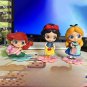 8cm Anime Disney Princess Q Version Snow White Bella Cinderella Ariel Jasmine Alice