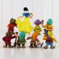 8Pcs/Set Princess Snow White and the Seven Dwarfs Figure Toy 5-10cm Mini Model Doll for Kids