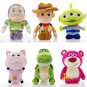 30cm Disney Strawberry Bear Plush Doll Toy Story 4 Woody Alien Cartoon Characters Children's Toy
