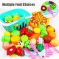 Educational Toy Plastic Kitchen Toy Set Cut Fruit and Vegetable Food Play House Simulation Toys