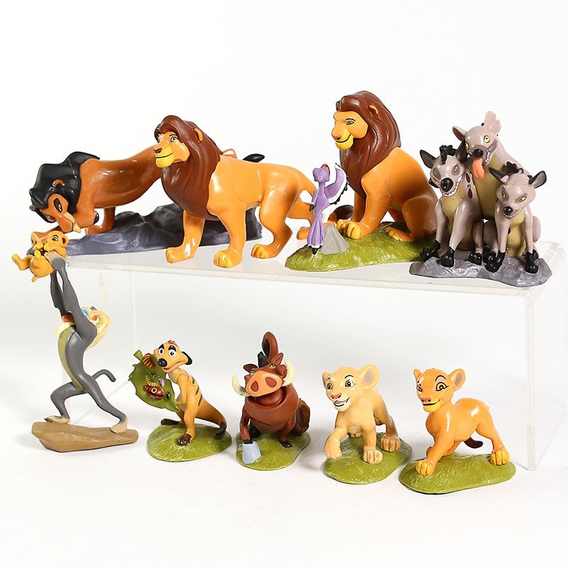 The Lion King Simba PVC Figures Classic Cartoon Toys Kids Gifts 9pcs/set