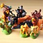 9pcs/lot 5-9cm Movie The Lion King Simba Nala Timon Model Figure PVC Action Figures
