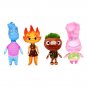 4pcs New Pixar Elemental Plush Toy Crazy Element City Plush Cartoon Stuffed Doll Toy