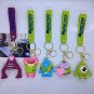 Disney Monsters University Keychains Mike Wazowski Sulley Key Ring Cute Cartoon Figure