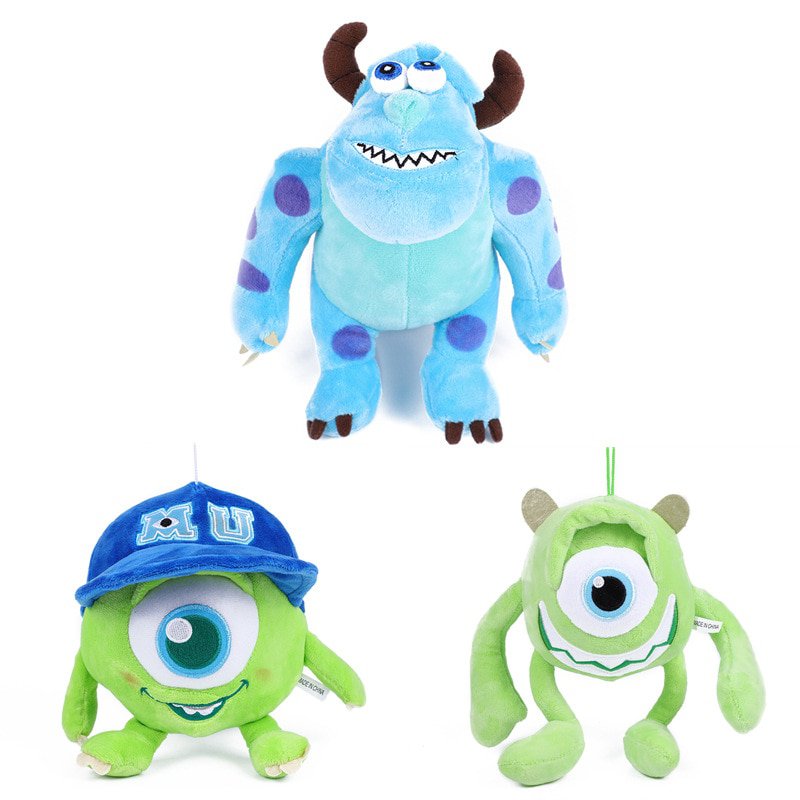 Monsters Inc Plush Sullivan Mike Wazowski 20cm Disney Pixar Kawaii Stuffed Animals Dolls