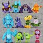 5-6cm 12pcs/Lot Disney Monsters University Mike Wazowski James P.Sullivan PVC Action Figure