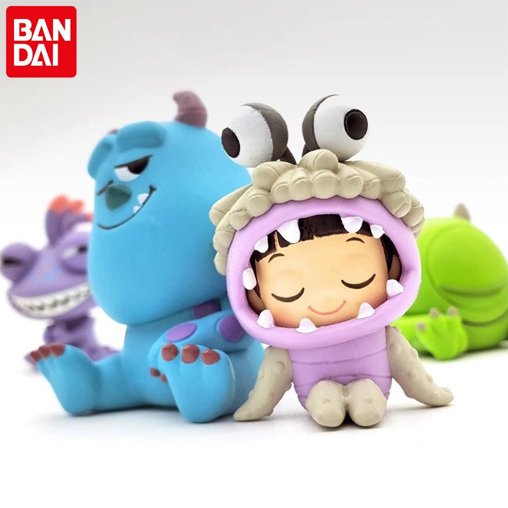 4 PCS University Monsters Inc Anime Figures James P. Sullivan Boo Mike Wazowski Action Figure