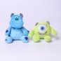 Mike Wazowski 11Cm Plush Doll Keychain James P. Sullivan Kawaii Anime Cartoon Plushie Halloween