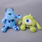 Mike Wazowski 11Cm Plush Doll Keychain James P. Sullivan Kawaii Anime Cartoon Plushie Halloween