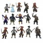 5piece/lot 8cm Jack and the neverland pirate Neverland Peter Pan Action figure toys Collection toy
