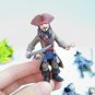 5piece/lot 8cm Jack and the neverland pirate Neverland Peter Pan Action figure toys Collection toy