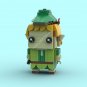 347PCS MOC Movie Characters Peter Pan and Tinkerbell Brickheadz Building Blocks