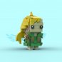 347PCS MOC Movie Characters Peter Pan and Tinkerbell Brickheadz Building Blocks