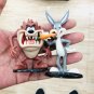 Original 12pcs/set 8cm Cute Looney Tunes Bugs Bunny PVC Dolls Animals Rabbit Duck