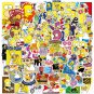 10/30/50/100pcs Cartoon Anime Comedy Simpson Family Stickers Decals DIY Laptop