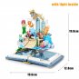 MOC Creative Fairytale Town Building Blocks Alice Weightless Mermaid Cinderella Princess Home