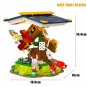 MOC Creative Fairytale Town Building Blocks Alice Weightless Mermaid Cinderella Princess Home