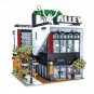 Deers Coffee Shop MOC 10208 Ideas Buliding Bricks City Street View Architecture