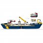 IN stock 745pcs lake cruise explore steamer60277 boat ship building blocks toy