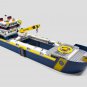 IN stock 745pcs lake cruise explore steamer60277 boat ship building blocks toy