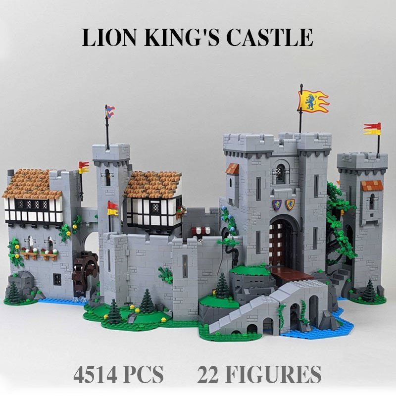 NEW MOC 4514 PCS Lion King Castle Building Blocks Bricks Education Kids Christmas Birthday