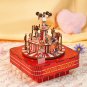 DIY Wooden Model Building Kits Music Box Circus Puzzle Toys Miniatures Bookshelves Doll