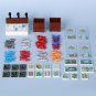 City MOC Seafood Restaurant Building Blocks Kit Window Door Food