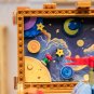 Ideas Petit Prince Travel Suitcase Planet The Little Prince Model Buidling Blocks Starry Night