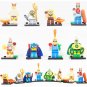 SpongeBob Building Block Little Figure Cartoon Toy Assembly Toy Children's Birthday Gift