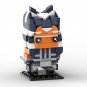 MOC Movie Characters Marge Simpson&atilde;��Maleficent &atilde;��Tygra And Ahsoka Tano Brickheadz Building Blocks