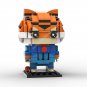 MOC Movie Characters Marge Simpson&atilde;��Maleficent &atilde;��Tygra And Ahsoka Tano Brickheadz Building Blocks