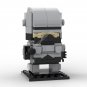 MOC Movie Characters Johnny B.Goode&atilde;��Jim Hopper&atilde;��Robocop&atilde;��George Brickheadz Building Blocks