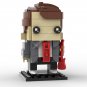 MOC Movie Characters Johnny B.Goode&atilde;��Jim Hopper&atilde;��Robocop&atilde;��George Brickheadz Building Blocks
