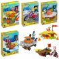 Mega Bloks Spongebobs Squarepants Small Particles Mr Krabs Squidward Racer Anime Cartoon