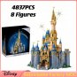 New In 4837Pcs Disney Castle 43222 100th Anniversary Castle Building Blocks