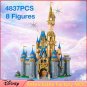 New In 4837Pcs Disney Castle 43222 100th Anniversary Castle Building Blocks