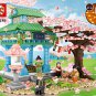 601149 Sembo Blocks Kids Building Toys Girls Puzzle Sakura With Lighting Teens Gift no box