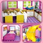 Friends City House Summer Holiday Villa Castle Building Blocks Sets Figures Swimming Pool DIY Toys
