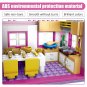 Friends City House Summer Holiday Villa Castle Building Blocks Sets Figures Swimming Pool DIY Toys