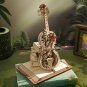 Robotime ROKR 3D Wooden Puzzle Magic Cello Mechanical Music Box
