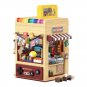 Decool Moc Creative Model Post Office Grocery Store With Light 16301 16302 Buidling Blocks