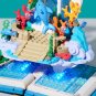 Disney Creative Fairytale Town Series Building Blocks Alice Mermaid Cinderella Princess Assembled