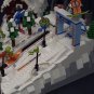 Snow World Sports Ski Resort Model City Street View Shop Electrical Building Block Brick Children