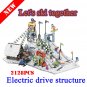 Snow World Sports Ski Resort Model City Street View Shop Electrical Building Block Brick Children