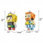 Gobricks MOC Anime Action Figures Asterixs and Obelixs Brickheadz Comic Character Doll Building