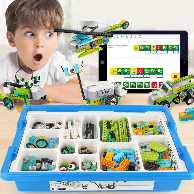 WeDo 2.0 Educational FunctionsParts Compatible 45300 Core Set Building Blocks DIY Toys