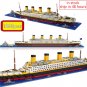 1860pcs RMS Titanic Model Large Cruise Ship/Boat 3D Micro Building Blocks Bricks Collection DIY Toys